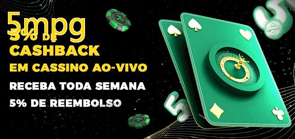 Promoções do cassino ao Vivo 5mpg